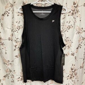 Fabletics The Training Day Tank men’s size M black and grey athletic tank NWT